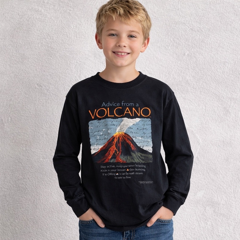 Gildan Hawaii Volcanoes National Park Advice From A Volcano Youth Medium Shirt